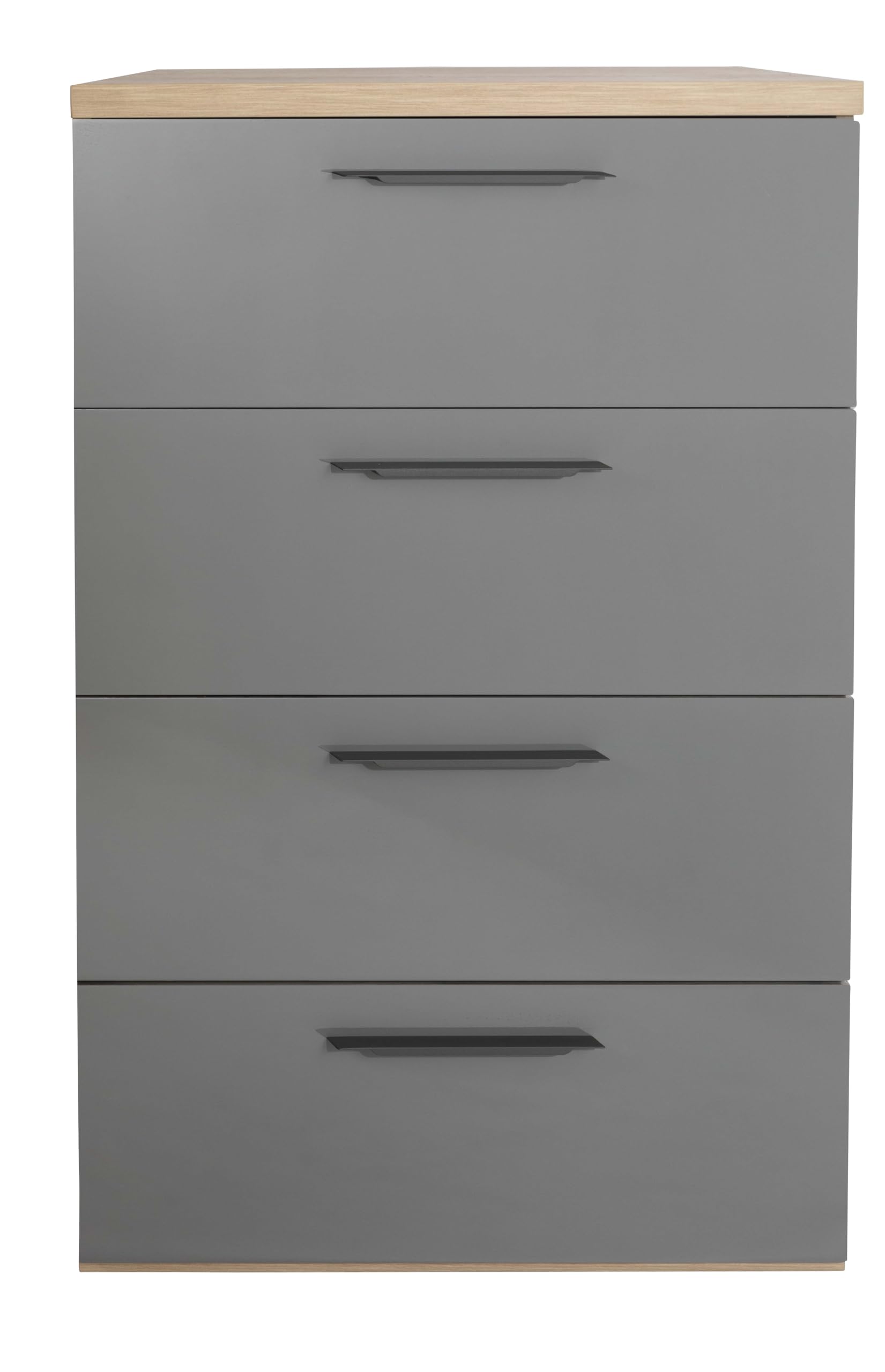 Composad Sposami cassettiera 4 cassetti rovere mielato titanio