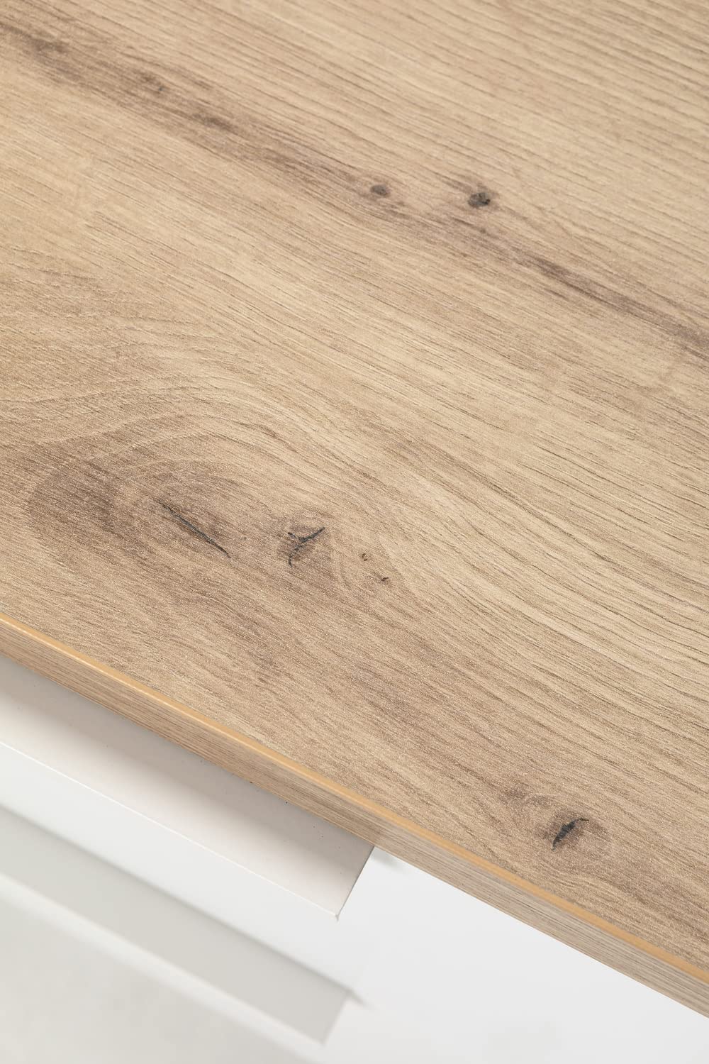 Composad Mundi Bedroom comodino 2 cassetti bianco rovere miele