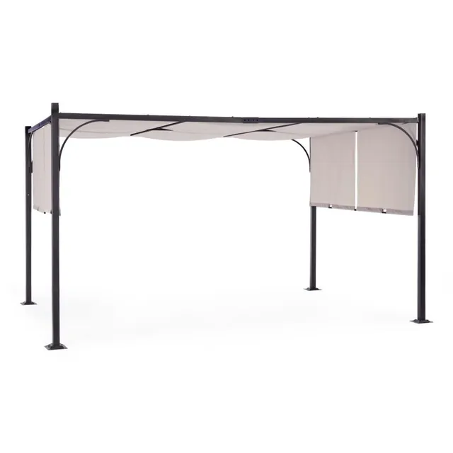 Iperbriko Slide Gazebo 3x4 antracite grigio
