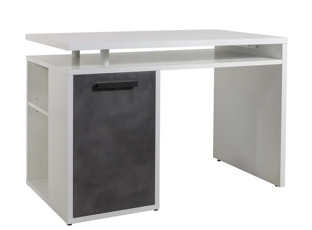 COMPOSAD Velata Scrivania 1 Anta 2 Vani Bianco Rovere