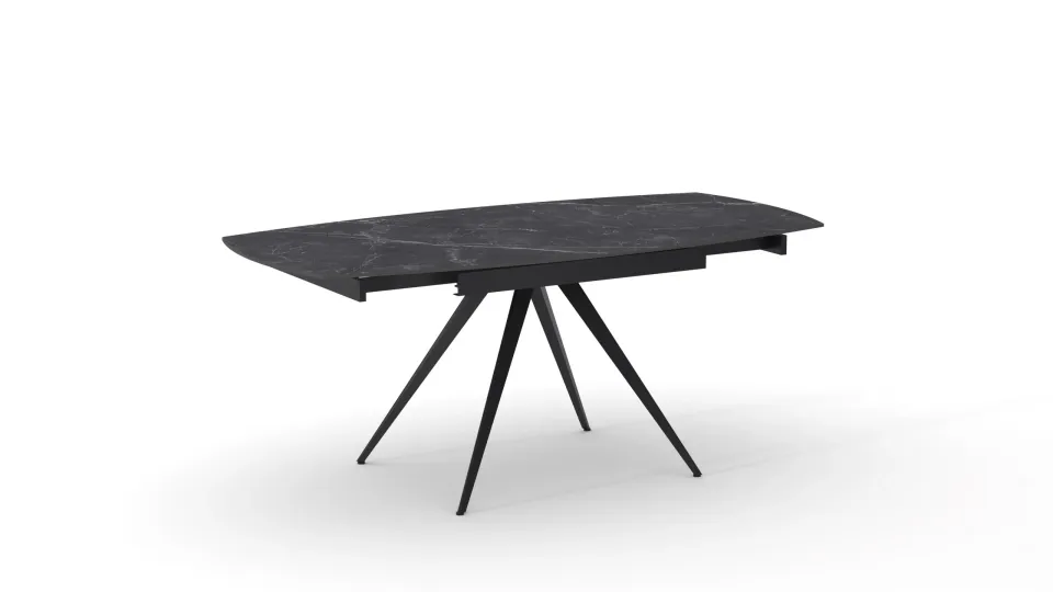 Epocantica Lavinia Nero Tavolo Allungabile 120-180 cm Ceramica