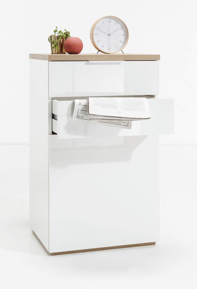 Composad Mundi credenza 60 cm rovere bianco