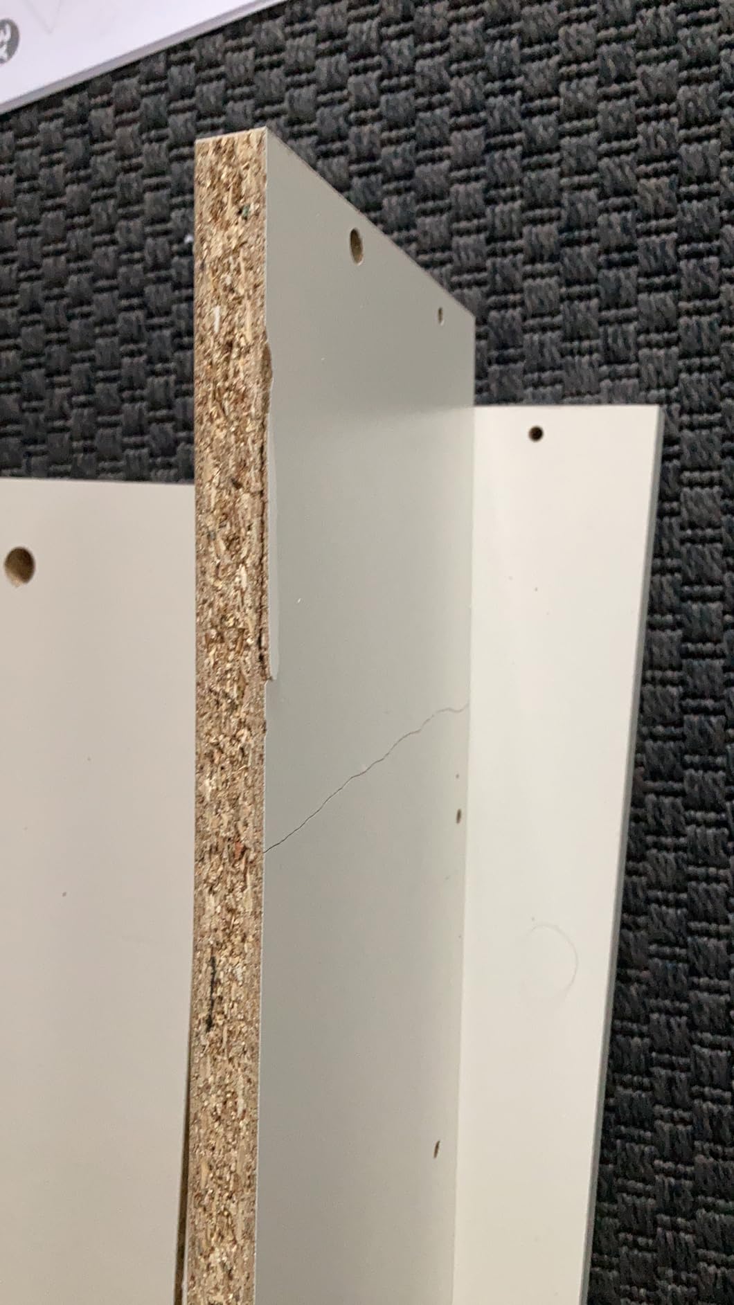 COMPOSAD Facile scarpiera 3 ribalte bianca 9 paia slim