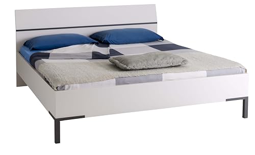 Composad Favorita Letto Matrimoniale 160x200 Grigio Cashmere