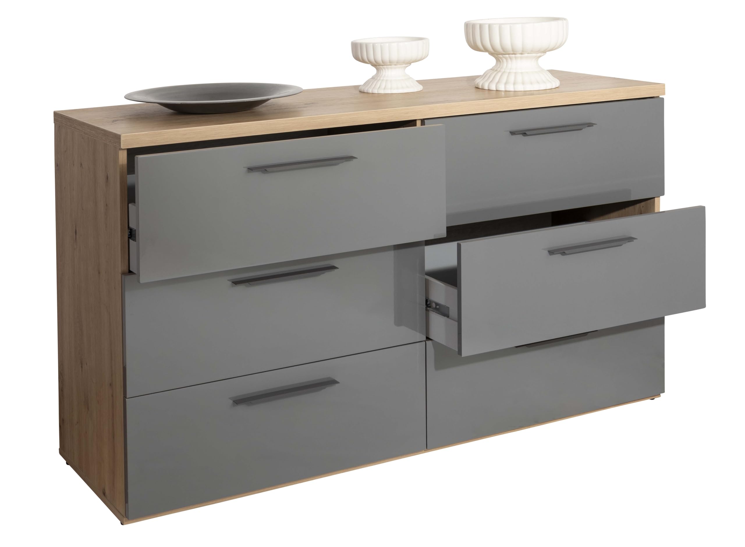Composad Sposami Cassettiera Doppia 6 Cassetti Mielato