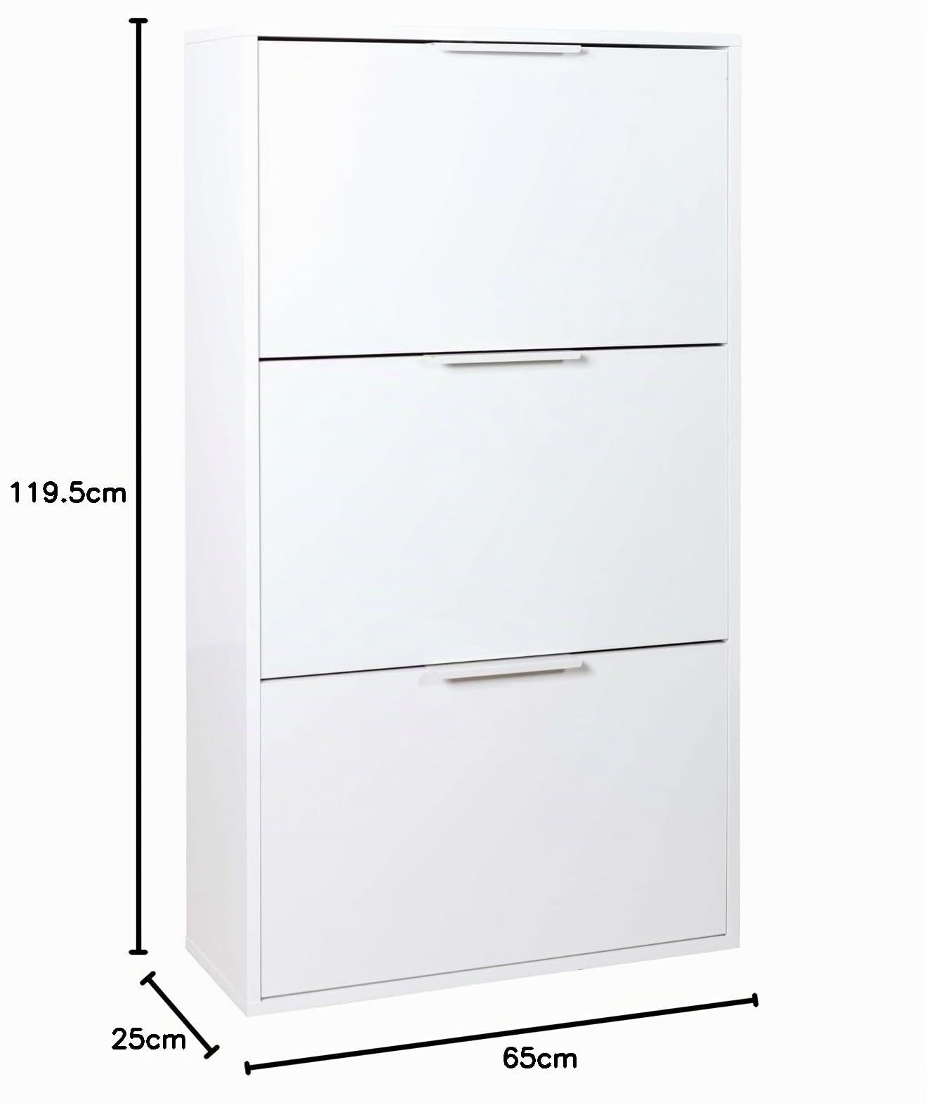 Composad Espresso scarpiera 3 ribalte bianca 18 paia
