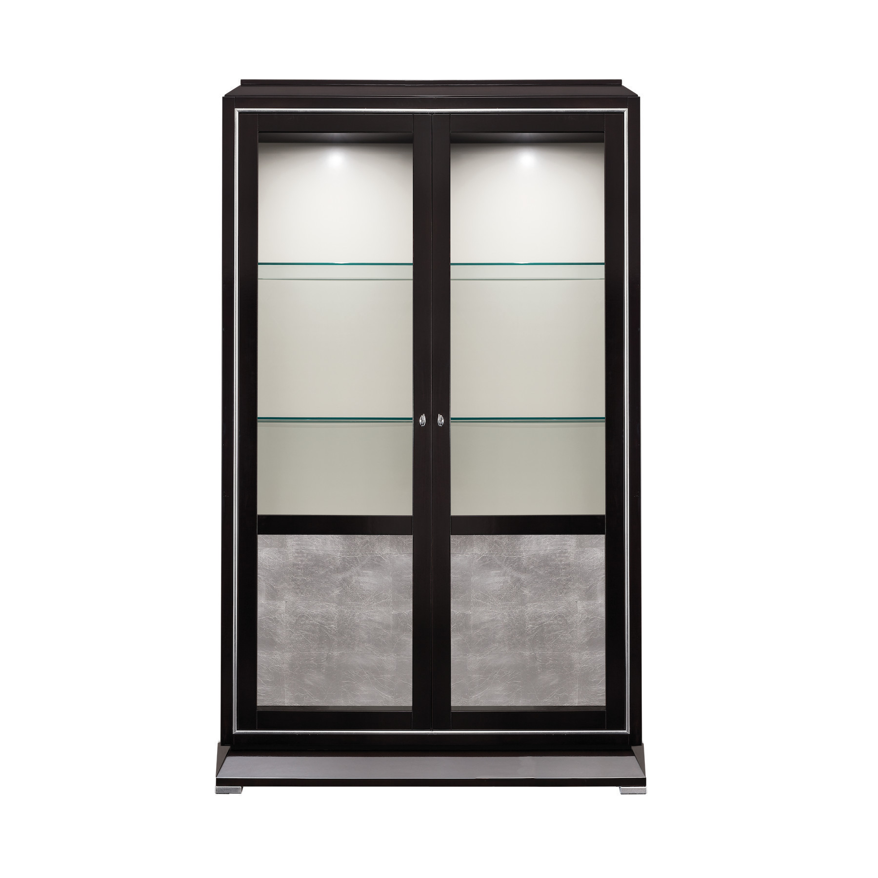 LCI Decora D0221 vetrina 2 ante legno vetro