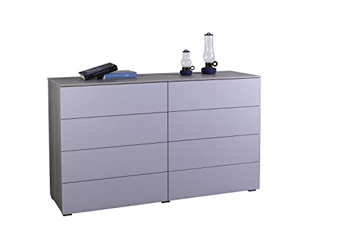 Composad Privilegio Cassettiera 8 Cassetti Rovere Grey Oak