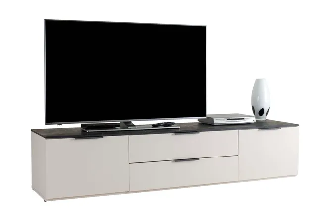 Composad Brina mobile porta TV 200 cm cashmere marmo