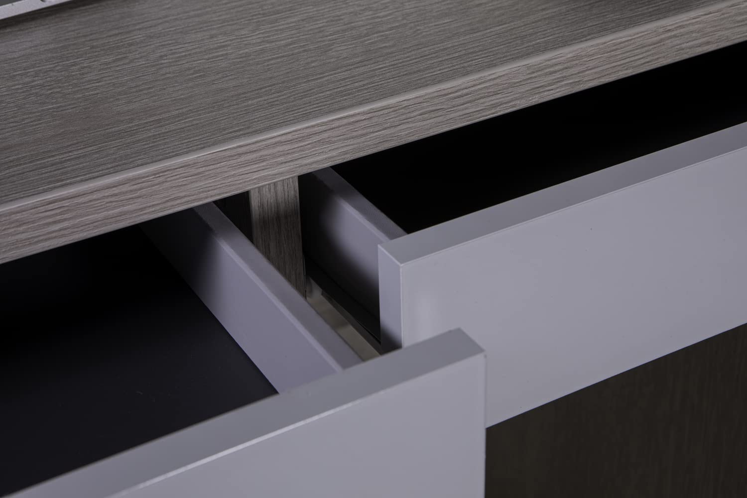 Composad Columbia scrivania 6 cassetti rovere glamour