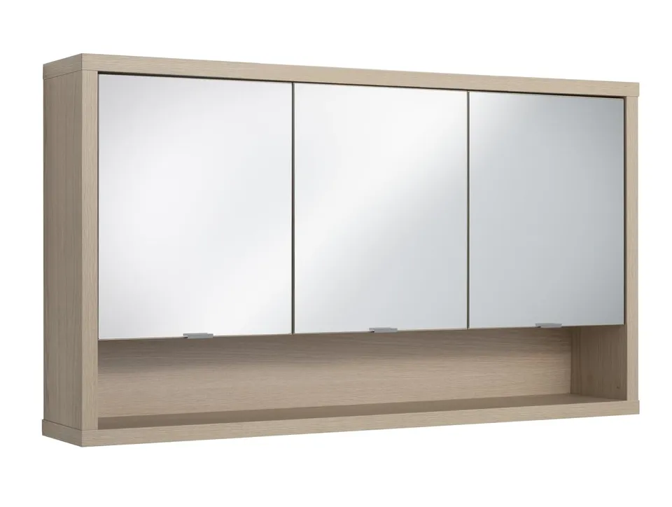 Composad LaDama specchiera bagno 3 ante 123 cm rovere