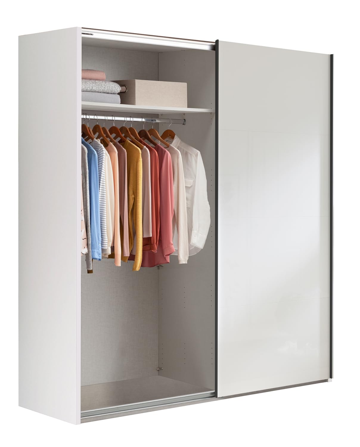 Composad Systema armadio 2 ante scorrevoli 200cm bianco laccato