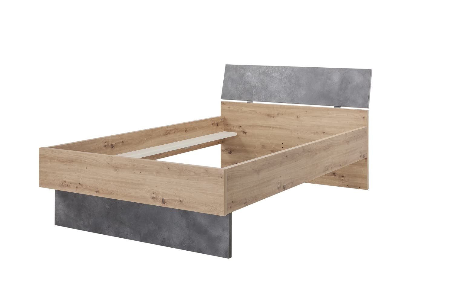 Composad Lafabrica Letto 1 Piazza e Mezza 127 cm rovere grigio