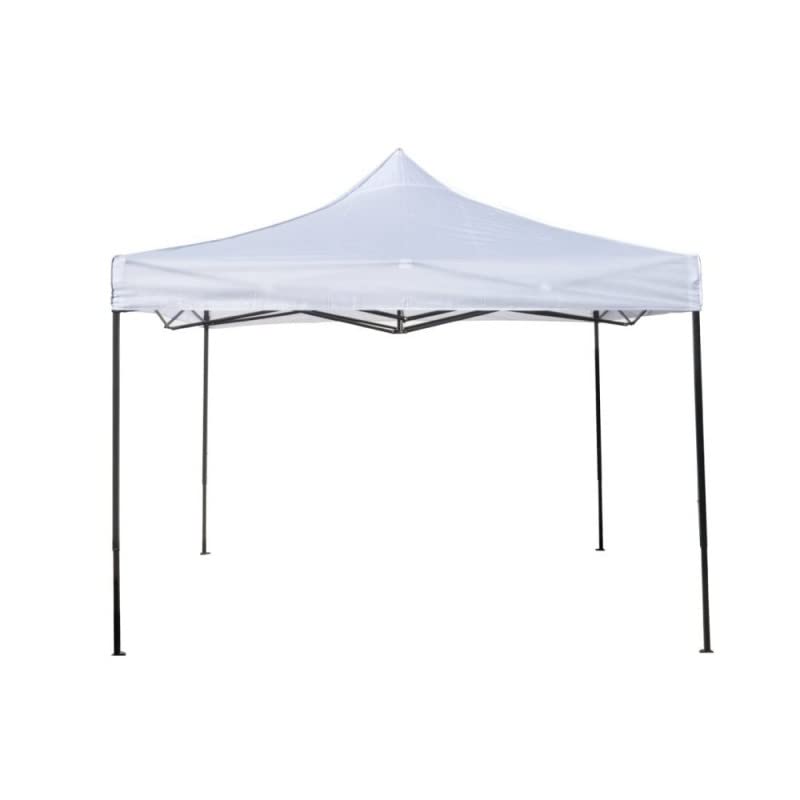 Iperbriko Open gazebo pieghevole 3x3 bianco in PVC impermeabile