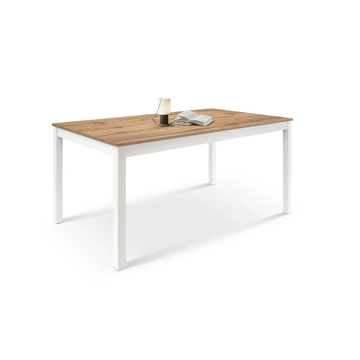 Epocantica tavolo allungabile rovere rustico 160-240 gambe faggio
