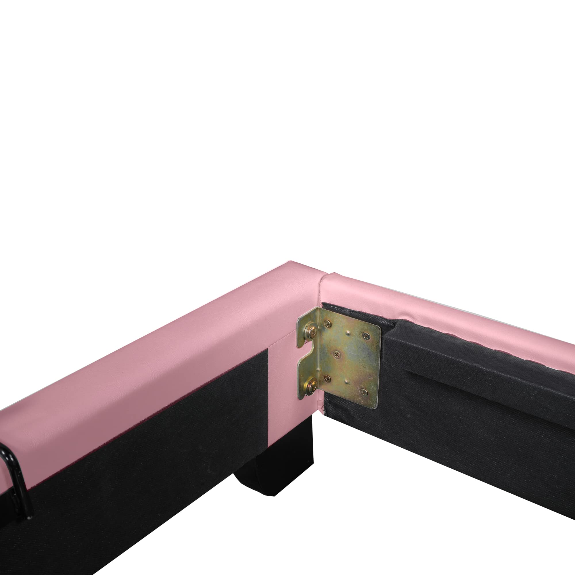 Dolamaní letto bambini rosa 90x200 orecchie coniglio