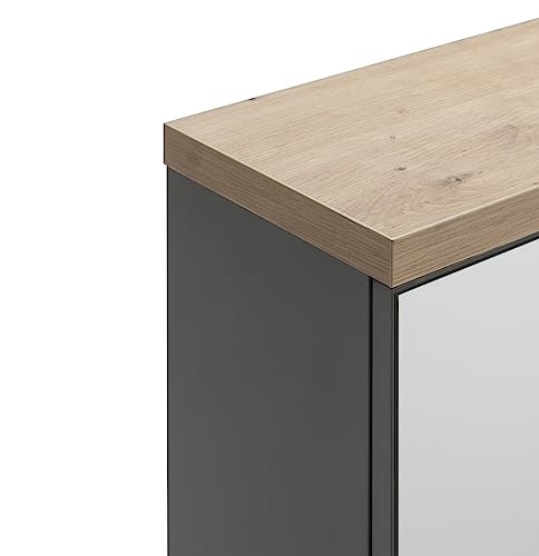 Composad Mundi specchiera bagno 2 ante specchio grigio