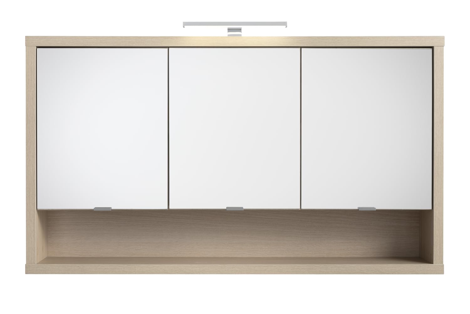 Composad Ladama specchiera bagno 3 ante rovere con luce