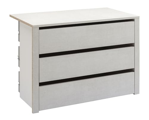 COMPOSAD Cassettiera Interna 3 Cassetti Tessuto 72 cm Systema