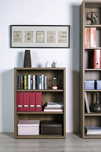 Composad Davinci Brera Libreria Bassa Noce Brera 81 cm