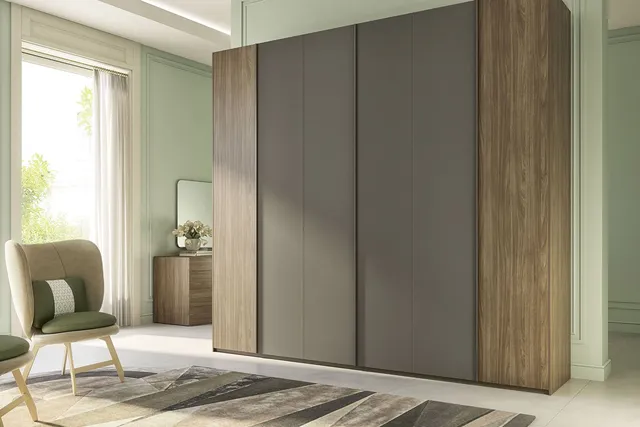 S75 Prodigi Quadro Steel armadio 6 ante Beige