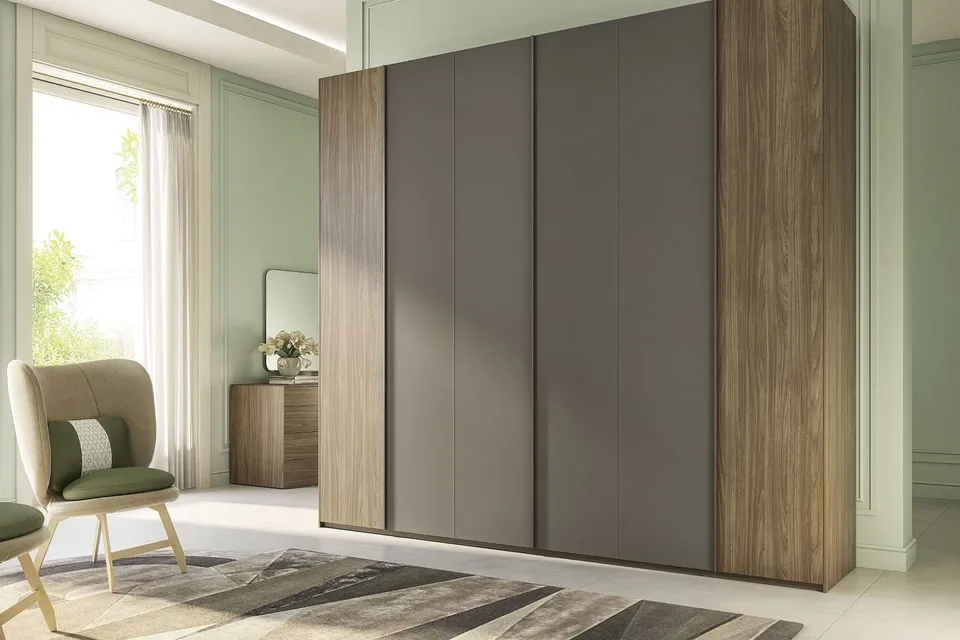 S75 Prodigi Quadro Steel armadio 6 ante Beige