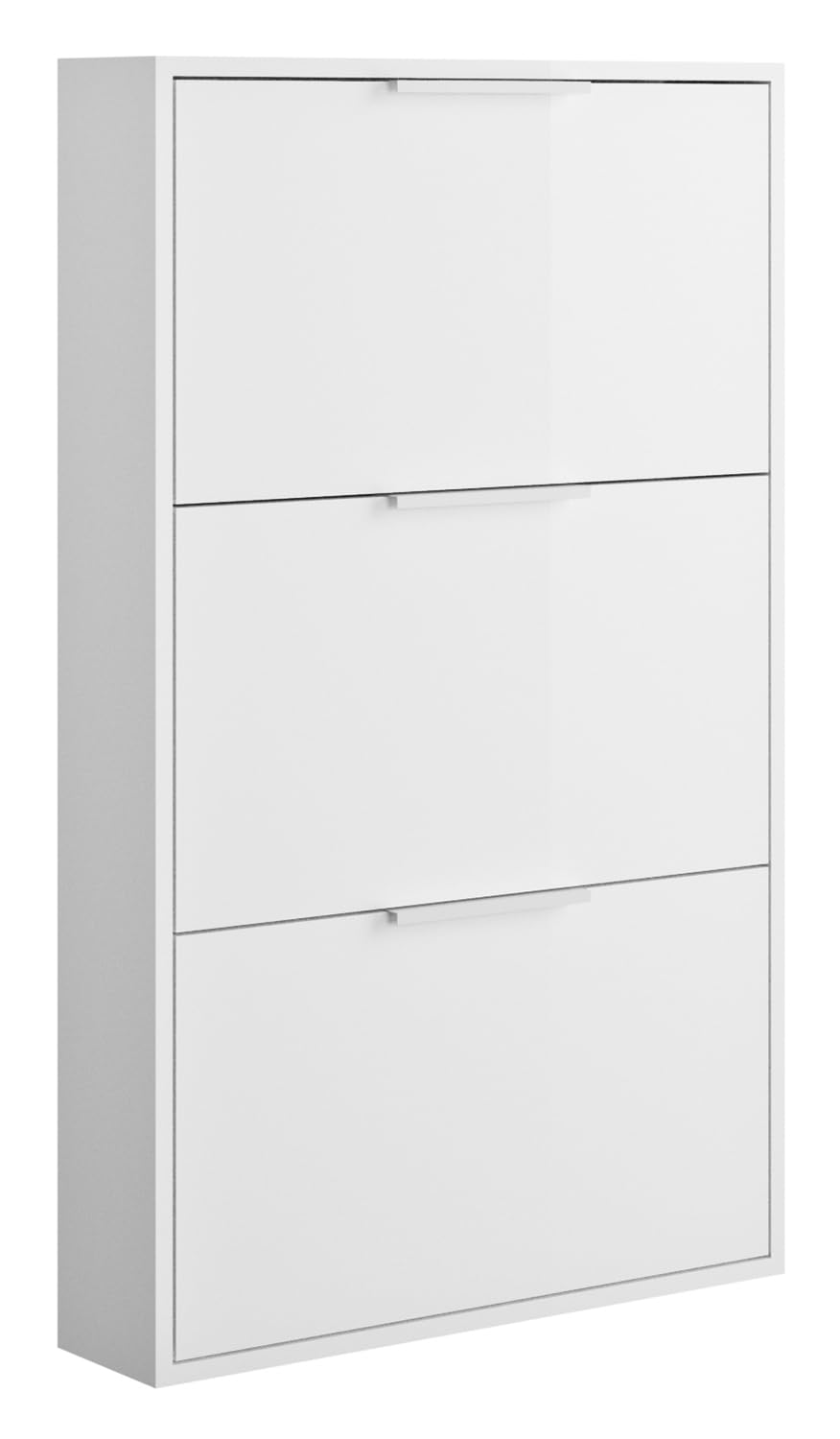 Composad Espresso Scarpiera Slim 3 Ribalte Bianca 65x105 cm