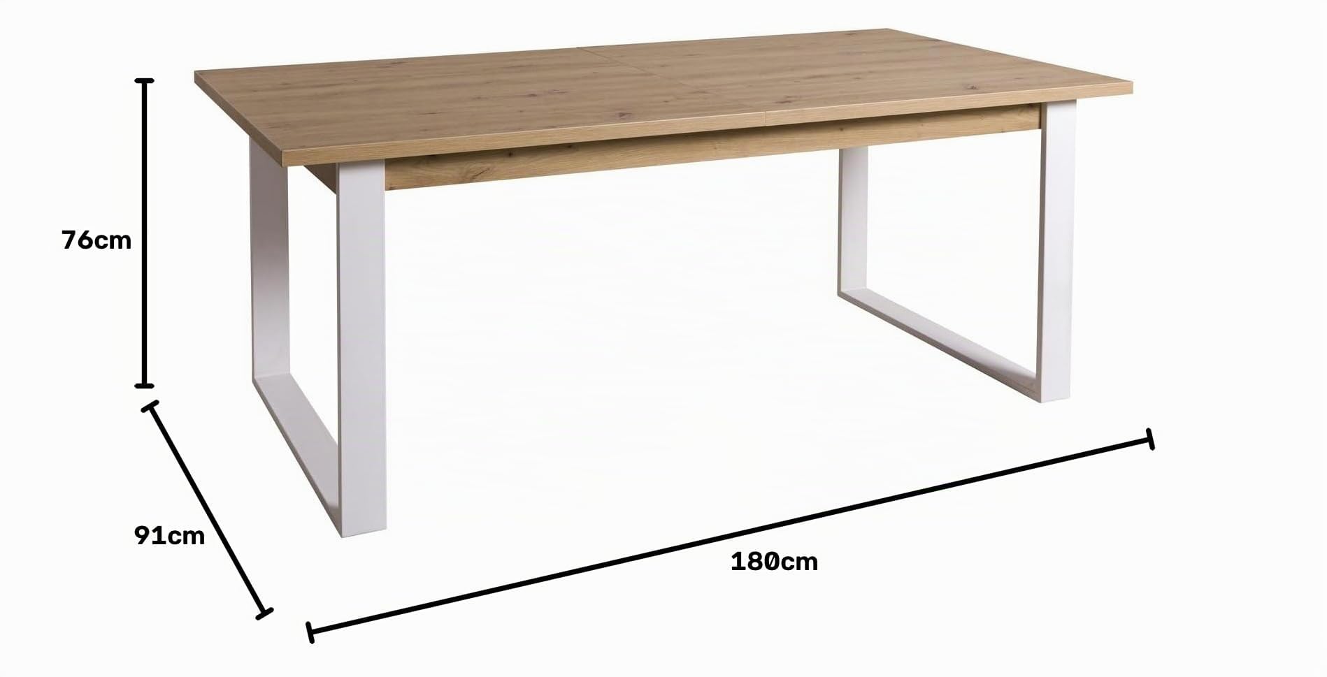 Composad Mundi tavolo allungabile 180/240 rovere 8 posti