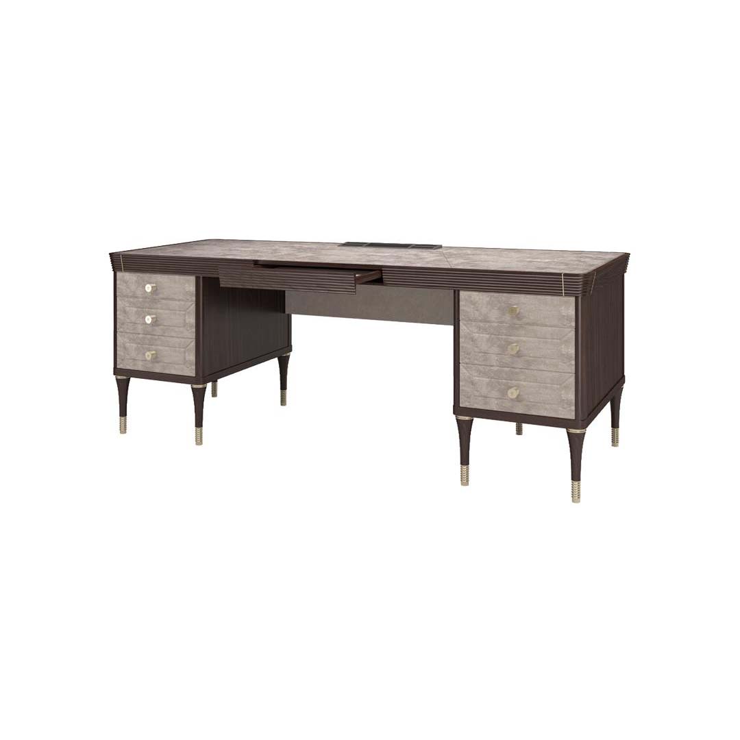 Minotti Collezioni Vanity scrivania semicircolare