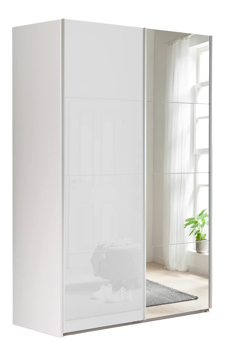 Composad Systema armadio 2 ante scorrevoli 150 cm bianco