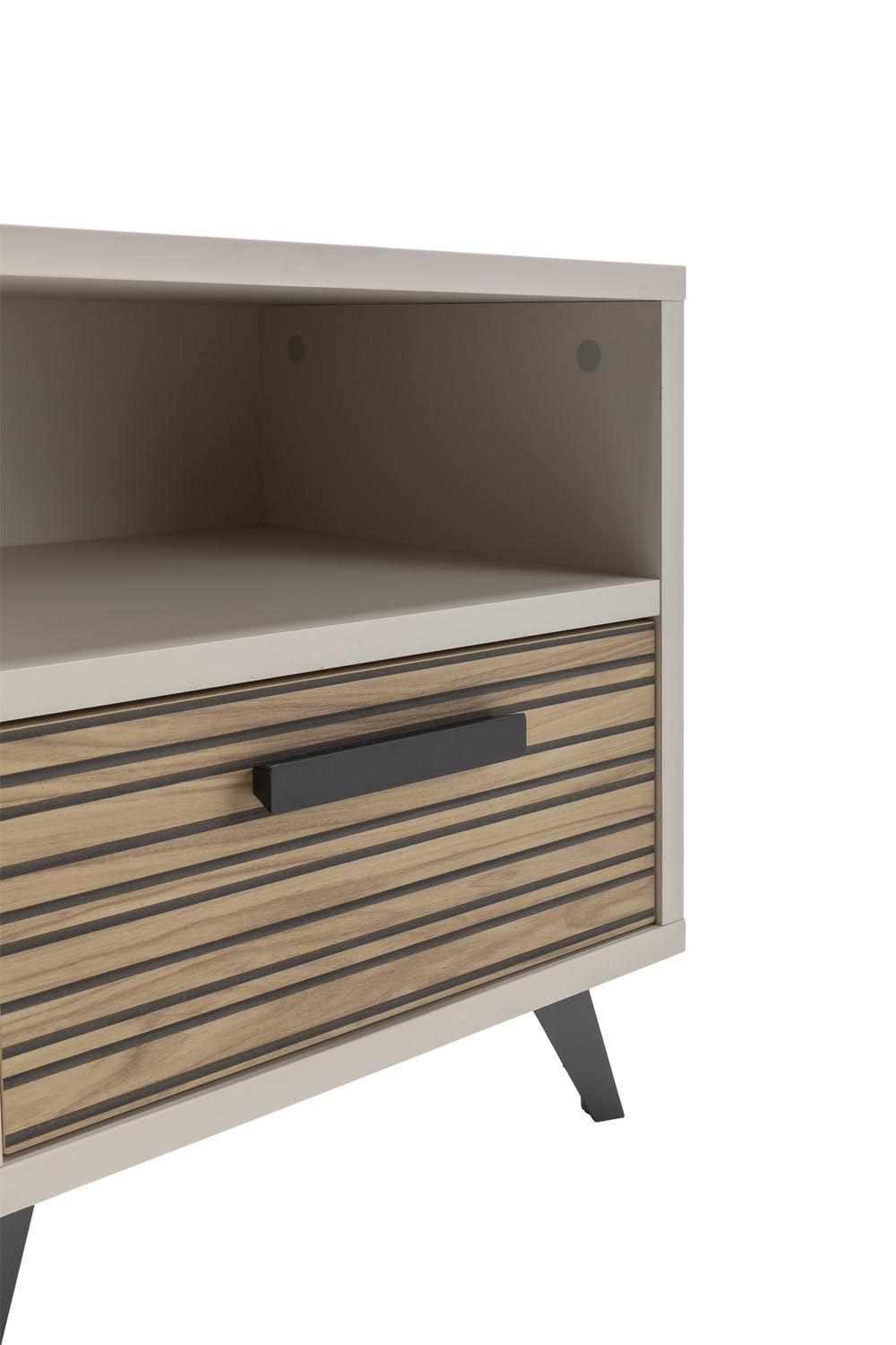 Composad Bravo comodino 1 cassetto grigio cashmere 50 cm