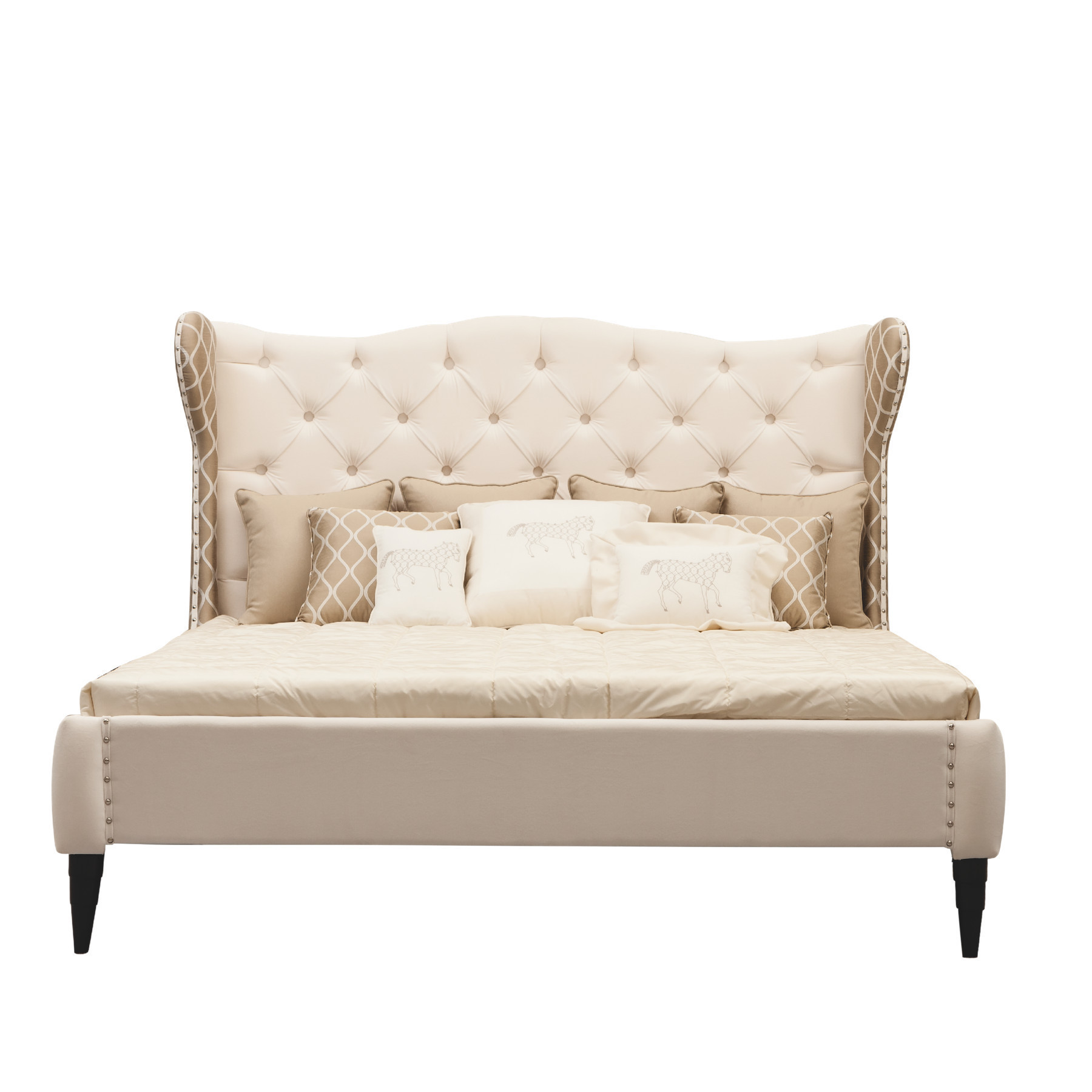 LCI Decora N0300 letto imbottito in tessuto