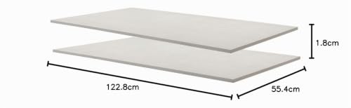 Composad Systema AR9004/AR9007/AR8997 ripiani armadio coppia bianchi