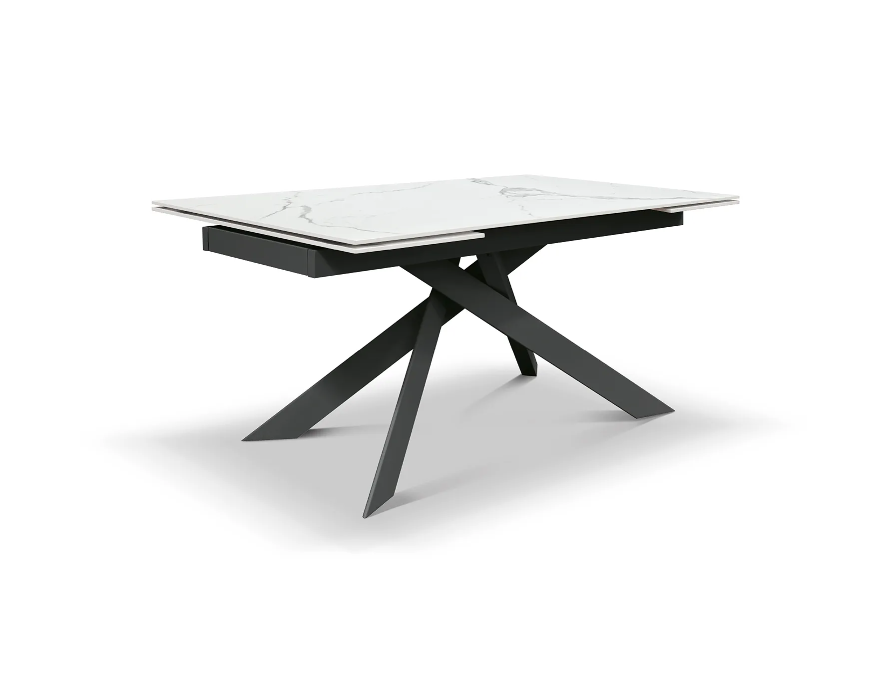 Epocantica tavolo allungabile ceramica effetto marmo