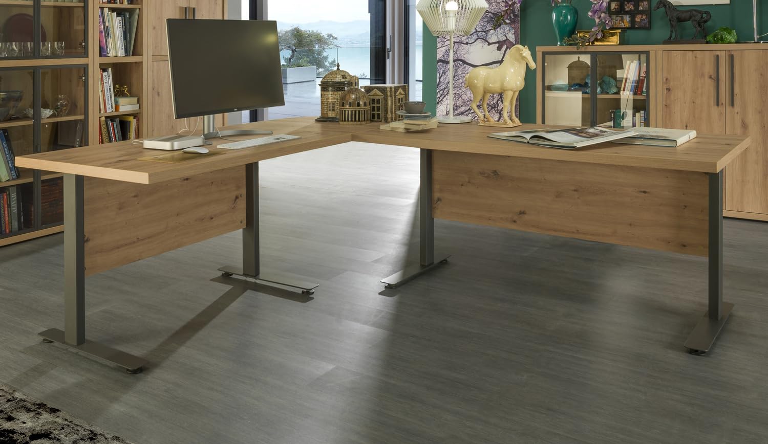 Composad Rilega SR8065K76504 prolunga scrivania rovere 80 cm