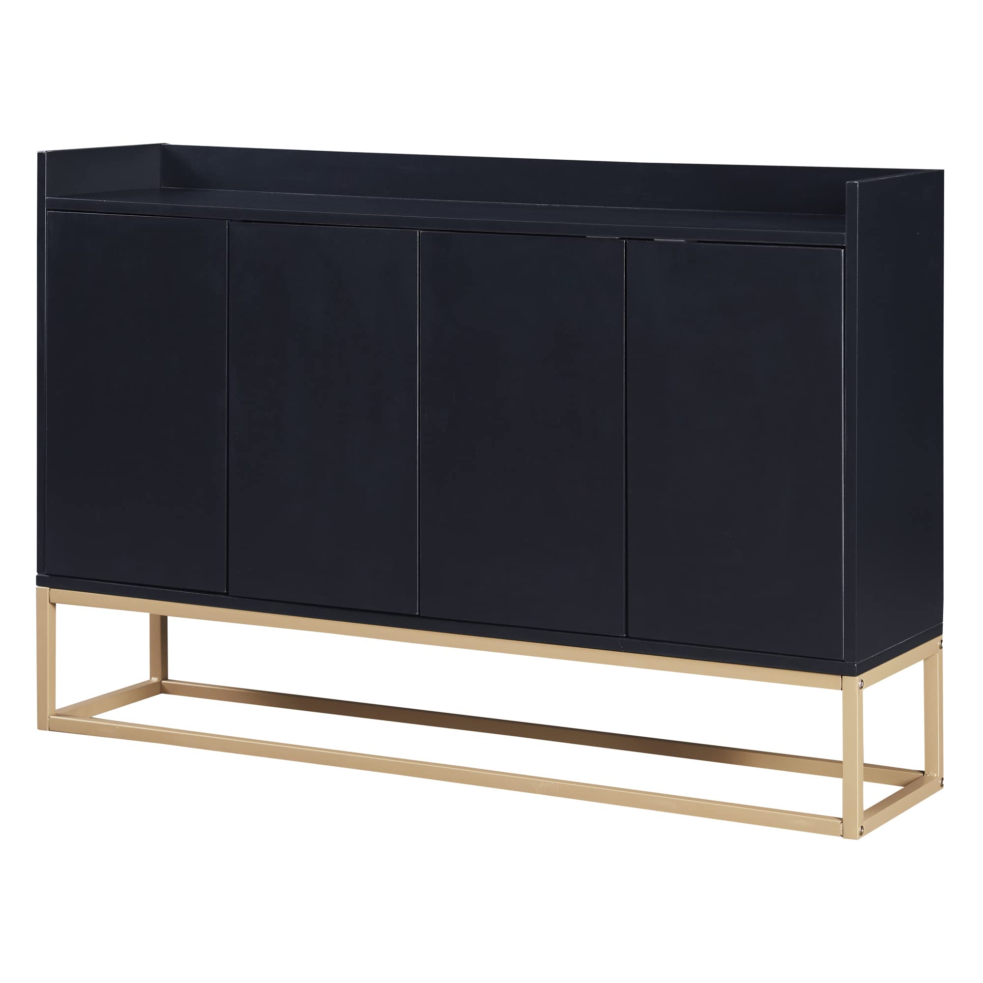 Dolamaní Credenza 120x30x80 nera 4 ante moderna