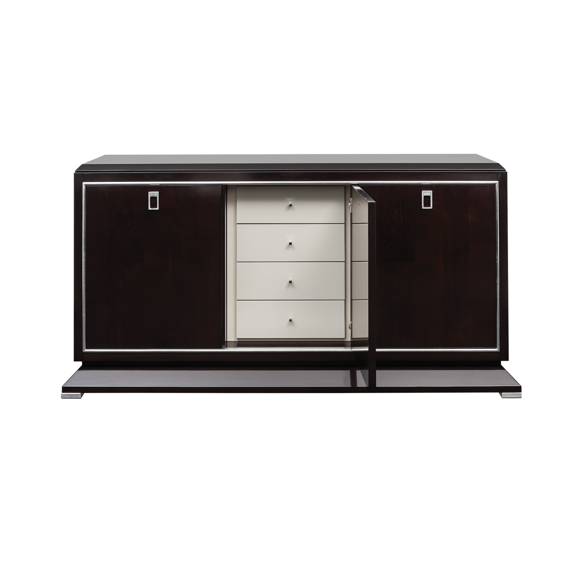 Decora D0217 credenza 3 porte cromo lucido