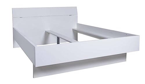 Composad Letto Matrimoniale 150x200 Bianco Laccato 162 cm