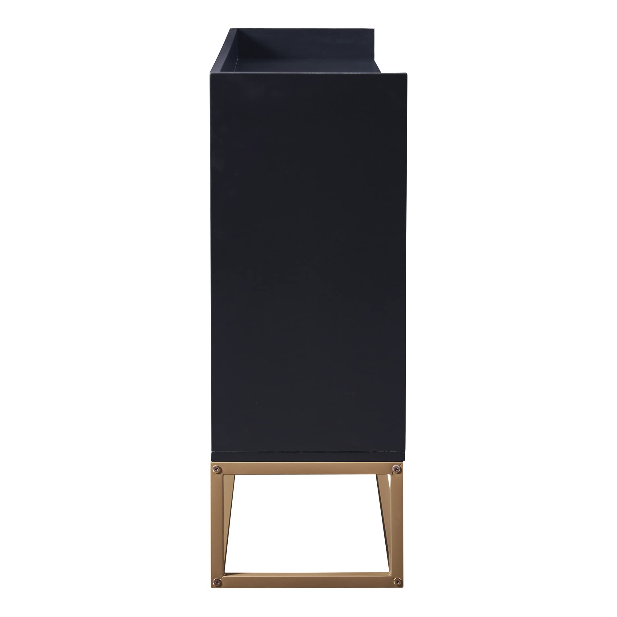 Dolamaní Credenza 120x30x80 nera 4 ante moderna