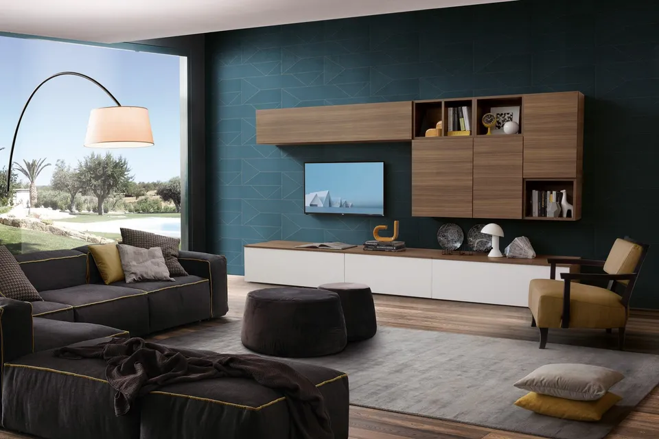 S75 Spot Chloè Cucina Eucalipto Bianco Opaco