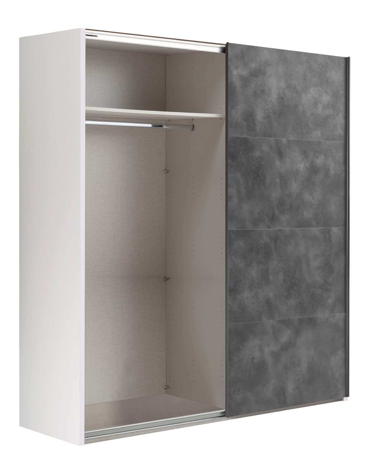 Composad Systema armadio 2 ante scorrevoli 200 bianco grigio tadao
