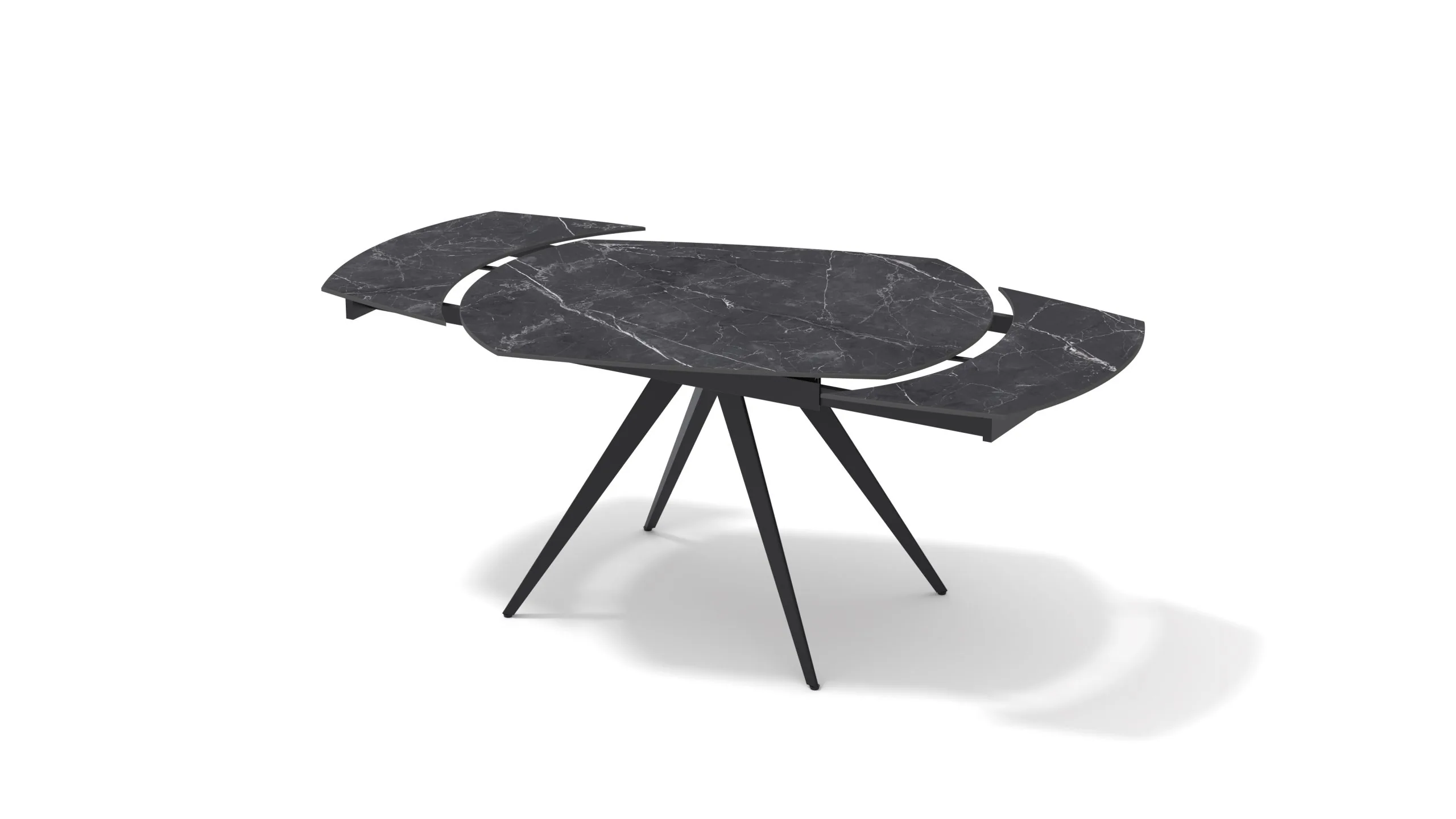Epocantica Lavinia Nero Tavolo Allungabile 120-180 cm Ceramica
