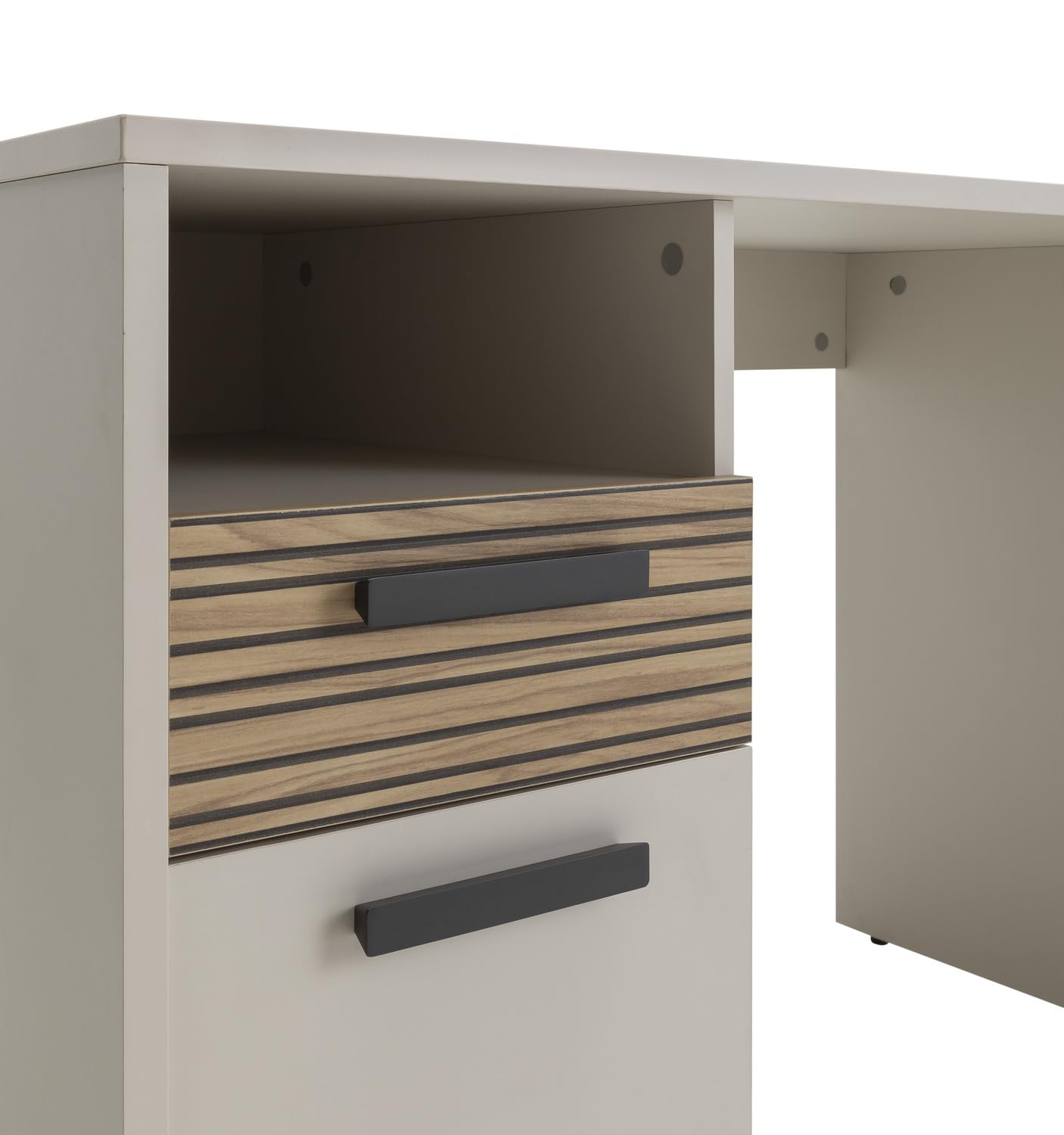 Composad Bravo scrivania anta cassetto grigio 110 cm