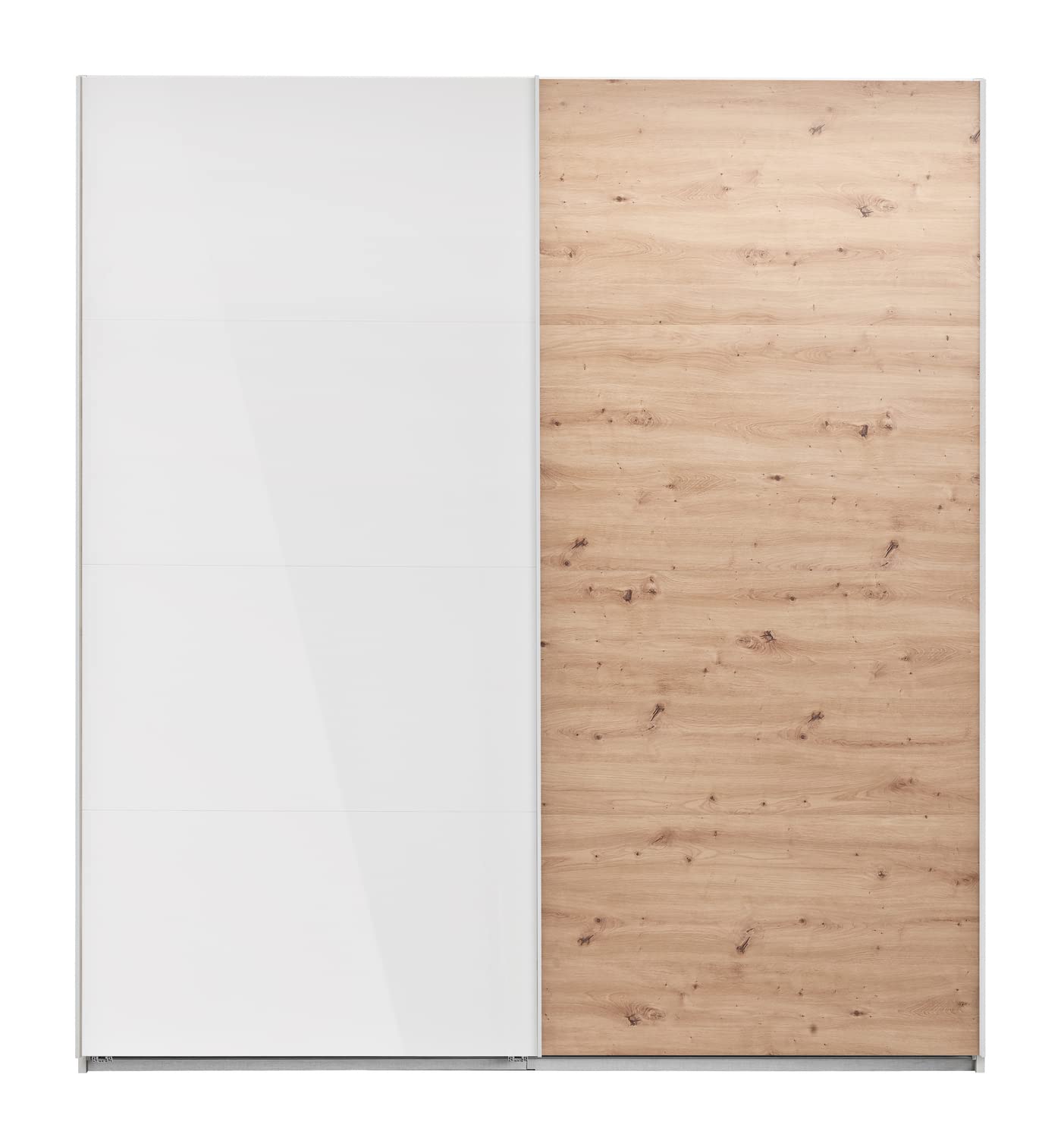 Composad Systema Armadio 2 Ante Scorrevoli 200 Rovere Miele Bianco