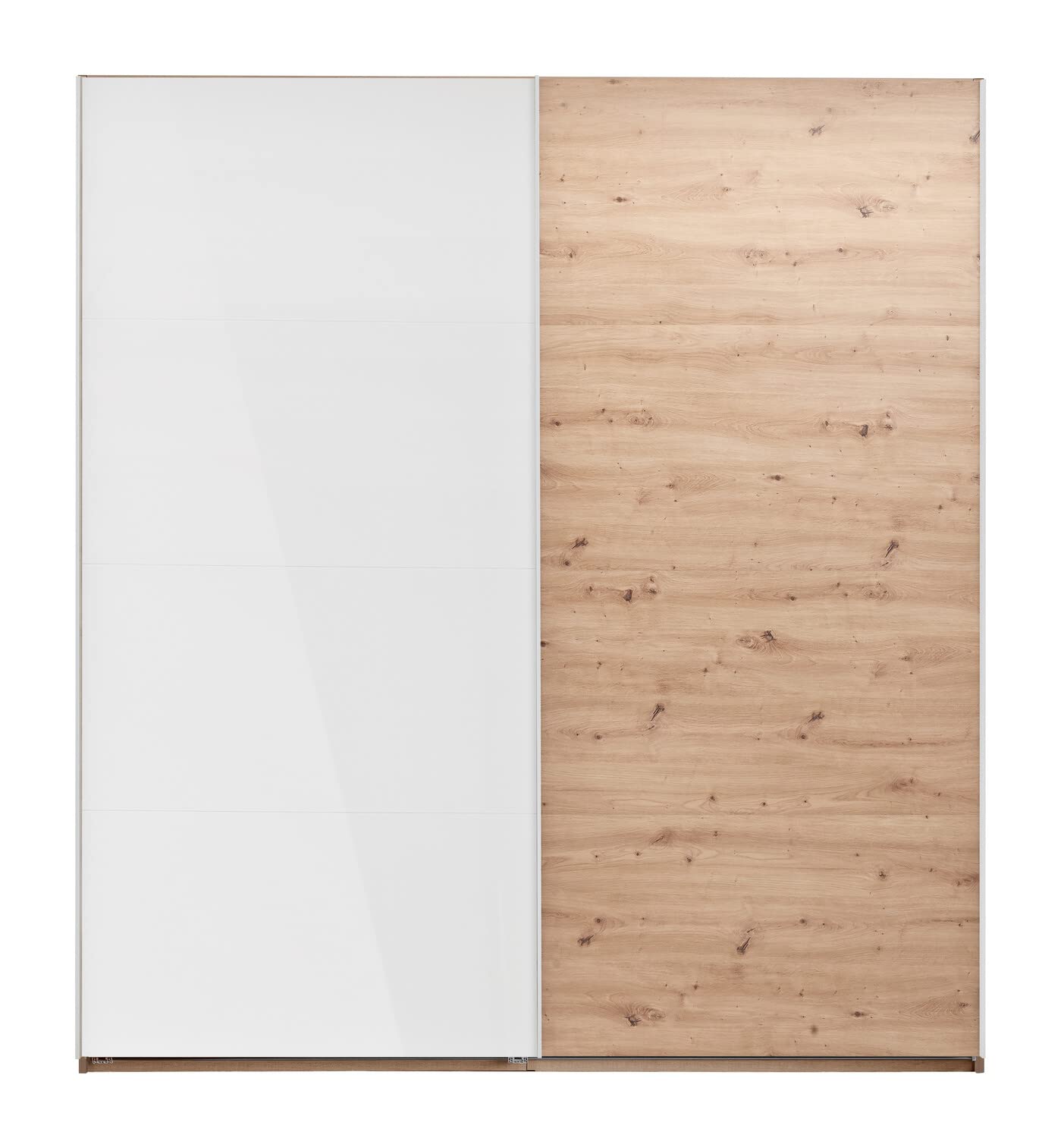 Composad Systema 200x223x67 armadio 2 ante scorrevoli rovere bianco