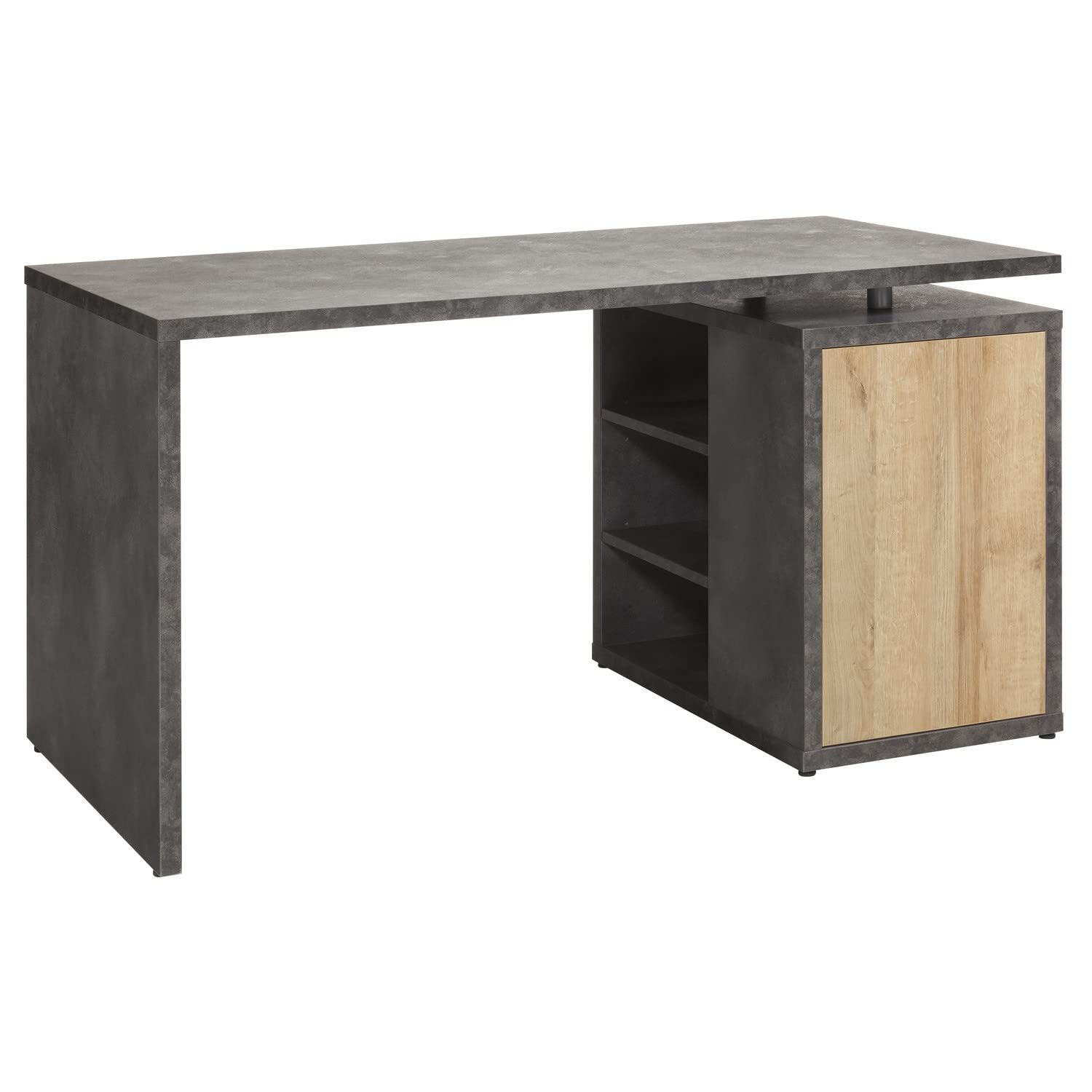 Composad Core Ufficio Completo 4 Mobili Rovere Grigio