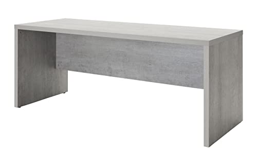 Composad Pratico set ufficio 4 pezzi grigio cemento e bianco