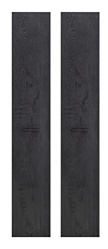 Composad Davinci Coppia Ante Libreria Nero Chalet LB4801 LB4802