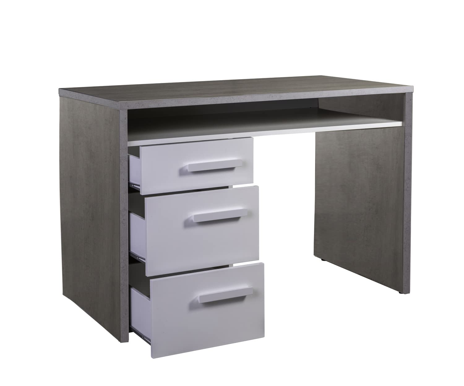 Composad Mipiace scrivania 110 cm cemento bianco