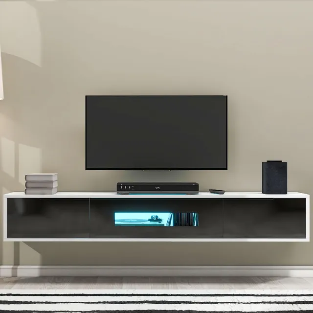 Dolamaní Mobile TV nero lucido 180x33x30 cm